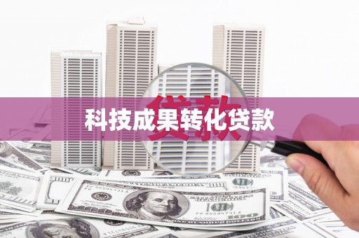 泸水科技成果转化贷款