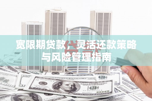 泸水宽限期贷款，灵活还款策略与风险管理指南