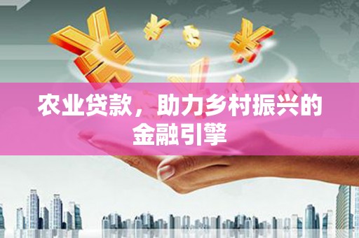 泸水农业贷款，助力乡村振兴的金融引擎