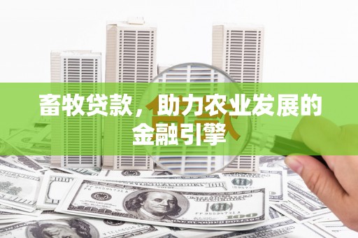 泸水畜牧贷款，助力农业发展的金融引擎