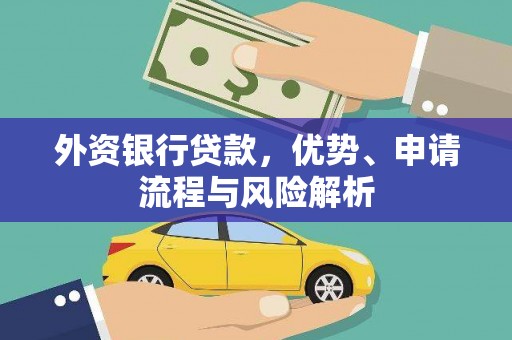 泸水外资银行贷款，优势、申请流程与风险解析