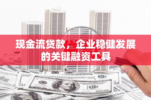 泸水现金流贷款，企业稳健发展的关键融资工具