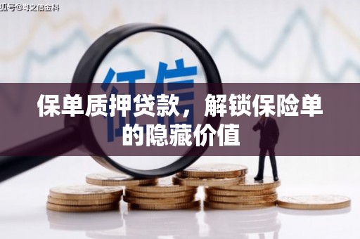 泸水保单质押贷款，解锁保险单的隐藏价值