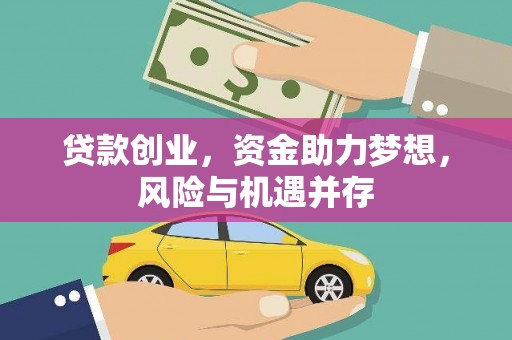 泸水贷款创业，资金助力梦想，风险与机遇并存