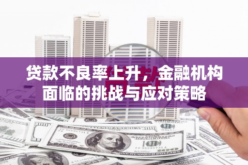 泸水贷款不良率上升，金融机构面临的挑战与应对策略