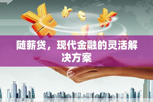 泸水随薪贷，现代金融的灵活解决方案