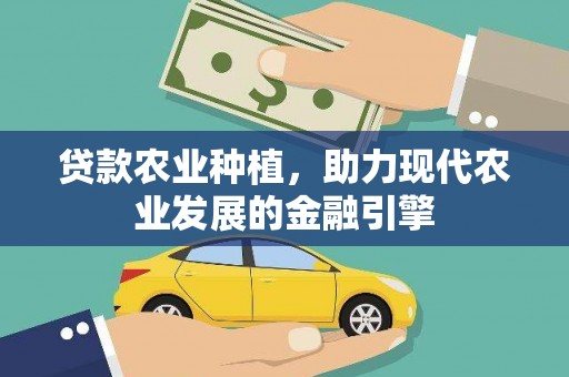 泸水贷款农业种植，助力现代农业发展的金融引擎