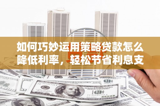 泸水如何巧妙运用策略贷款怎么降低利率，轻松节省利息支出