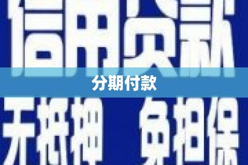 泸水分期付款