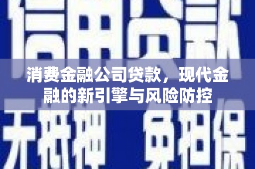 泸水消费金融公司贷款，现代金融的新引擎与风险防控