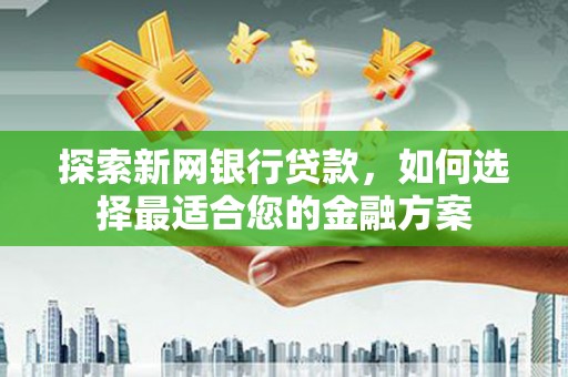 泸水探索新网银行贷款，如何选择最适合您的金融方案