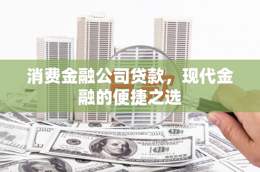 泸水消费金融公司贷款，现代金融的便捷之选