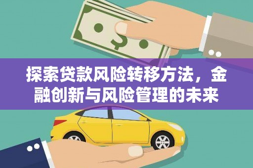 泸水探索贷款风险转移方法，金融创新与风险管理的未来