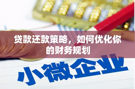 泸水贷款还款策略，如何优化你的财务规划