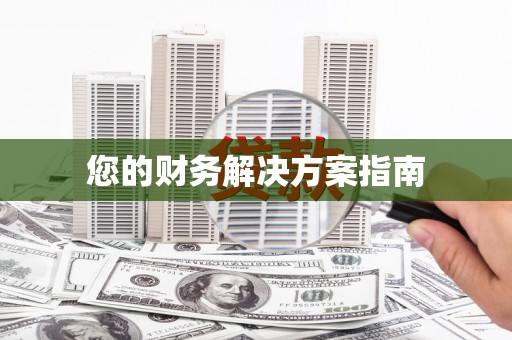 泸水您的财务解决方案指南