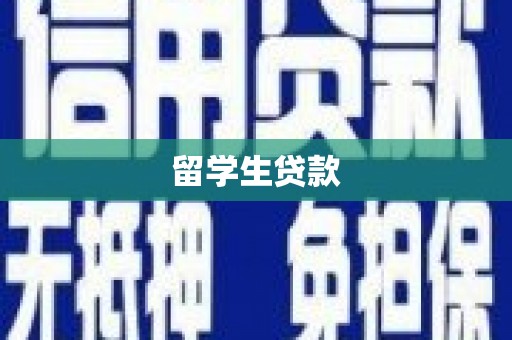 泸水留学生贷款