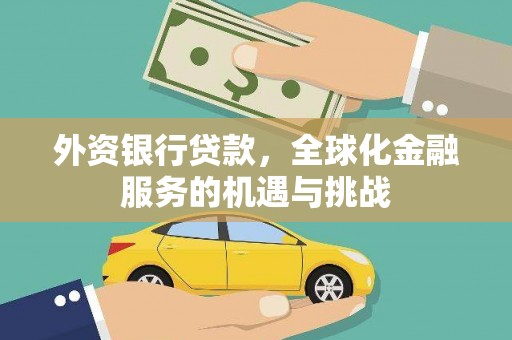 泸水外资银行贷款，全球化金融服务的机遇与挑战