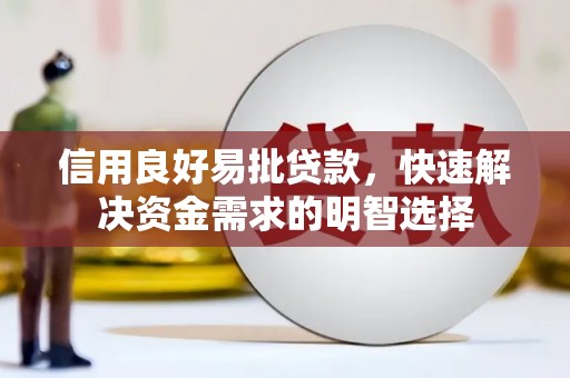 泸水信用良好易批贷款，快速解决资金需求的明智选择