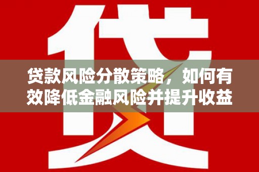 泸水贷款风险分散策略，如何有效降低金融风险并提升收益
