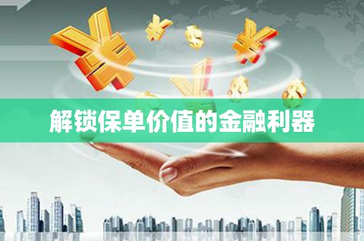 泸水解锁保单价值的金融利器
