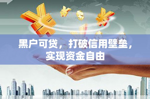 泸水黑户可贷，打破信用壁垒，实现资金自由