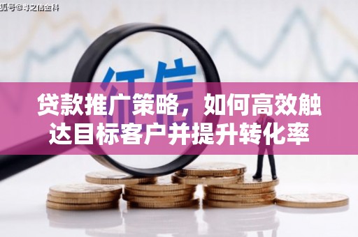 泸水贷款推广策略，如何高效触达目标客户并提升转化率