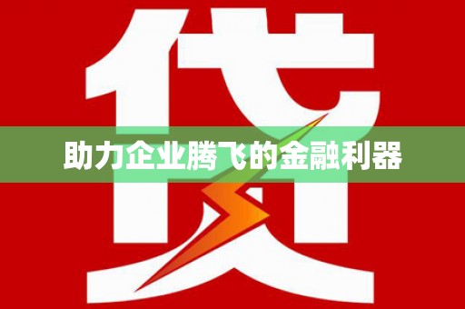 泸水助力企业腾飞的金融利器