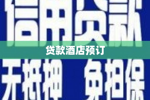 泸水贷款酒店预订