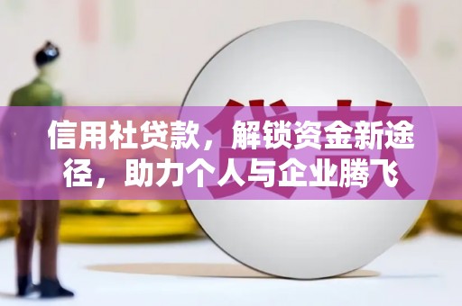 泸水信用社贷款，解锁资金新途径，助力个人与企业腾飞