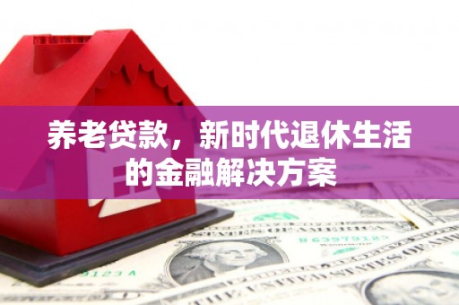 泸水养老贷款，新时代退休生活的金融解决方案