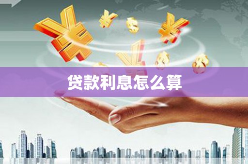 泸水贷款利息怎么算