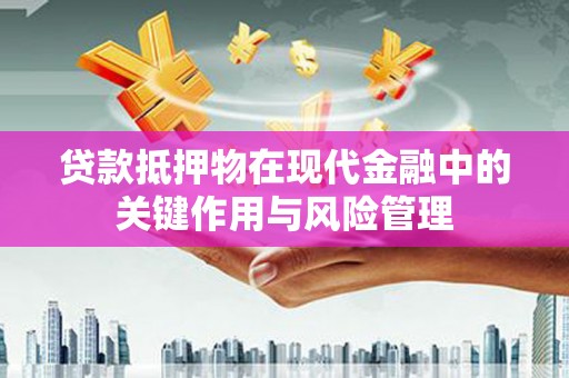 泸水贷款抵押物在现代金融中的关键作用与风险管理