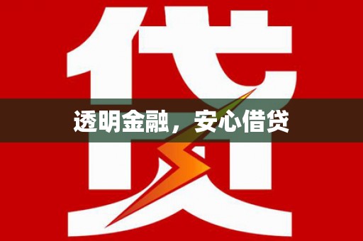 泸水透明金融，安心借贷