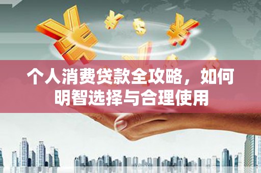 泸水个人消费贷款全攻略，如何明智选择与合理使用