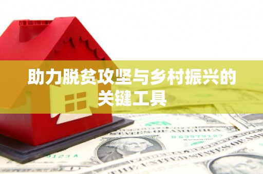 泸水助力脱贫攻坚与乡村振兴的关键工具