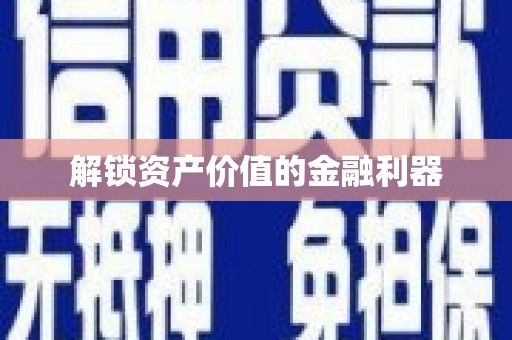 泸水解锁资产价值的金融利器