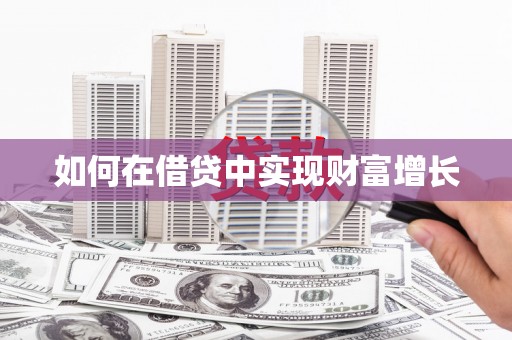 泸水如何在借贷中实现财富增长