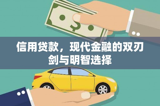 泸水信用贷款，现代金融的双刃剑与明智选择
