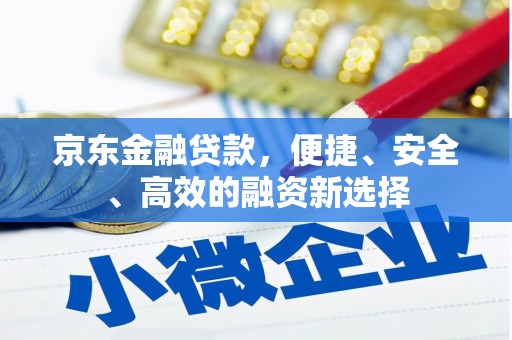 泸水京东金融贷款，便捷、安全、高效的融资新选择
